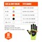 Ergodyne Nitrile-Coated CR Gloves, Lime, XL 72 PK 17835 - alternate 3